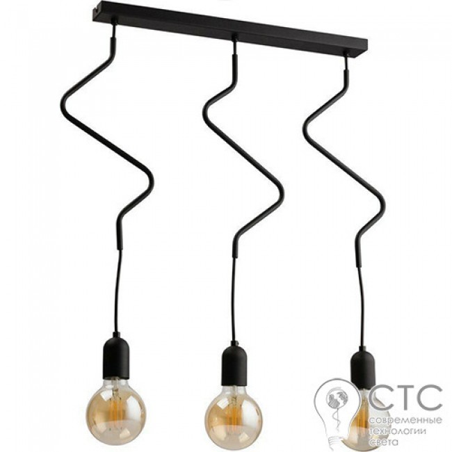 Подвесной светильник TK Lighting 2440 Zigzak Black