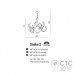 Люстра Azzardo Snake 2 (MP6230-15 BLACK)
