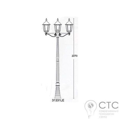 Світильник Lusterlicht QMT 31311E Dallas I
