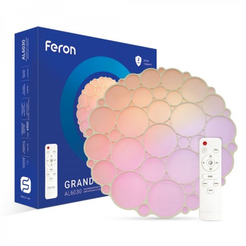 Світлодіодний світильник Feron AL6030 GRAND COLOR 60W c RGB - фото 1