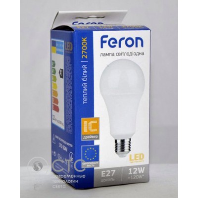 Світлодіодна лампа Feron LB-702 12W E27 2700K