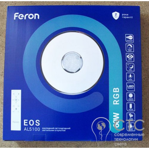 Светодиодный светильник Feron AL5100 EOS c RGB 60W - фото 2