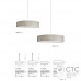 Подвесной светильник Nowodvorski 8947 Turda Gypsum Silver L