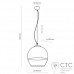 Підвісний світильник TK Lighting 3344 Boulette
