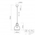 Подвесной светильник TK Lighting 588 Mango