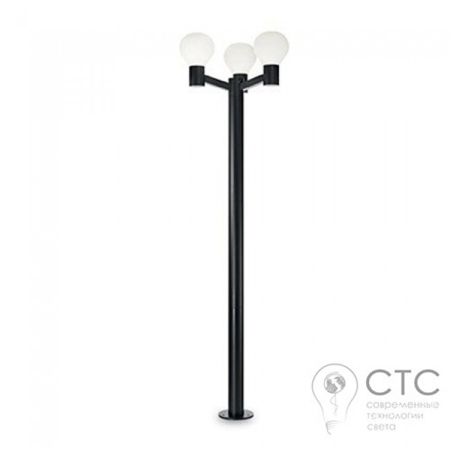 Фонарный столб Ideal Lux Clio PT3 Nero (147154)
