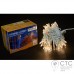 Гирлянда внешняя Delux String 100 LED теплый белый/белый 10м (2х5м)