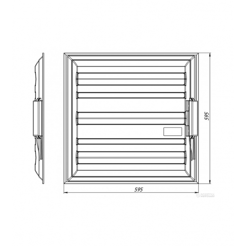 Светодиодный светильник LEDISON S66-3340-BP1 30 Вт 4000К (S66-3340-BP1) - фото 3