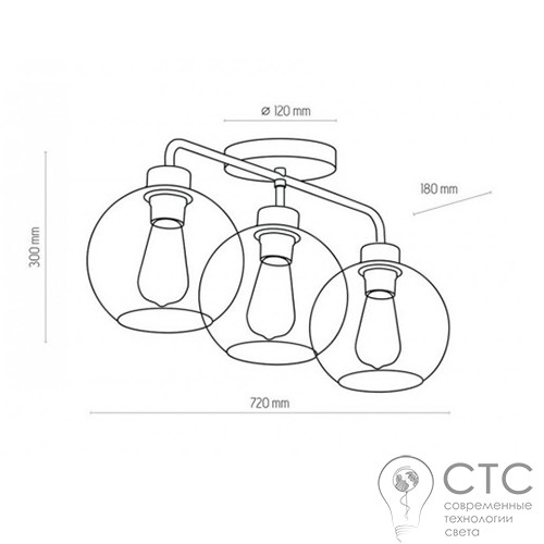 Люстра TK Lighting 4020 Bari - фото 2