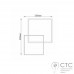 Світлодіодний Smart світильник Feron AL6200 Quadro S Black