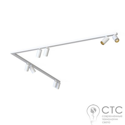 Спот Nowodvorski 7695 Mono Corner VIII 2X150 White/Gold