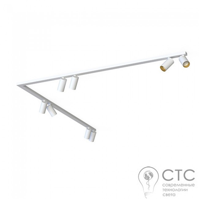 Спот Nowodvorski 7695 Mono Corner VIII 2X150 White/Gold