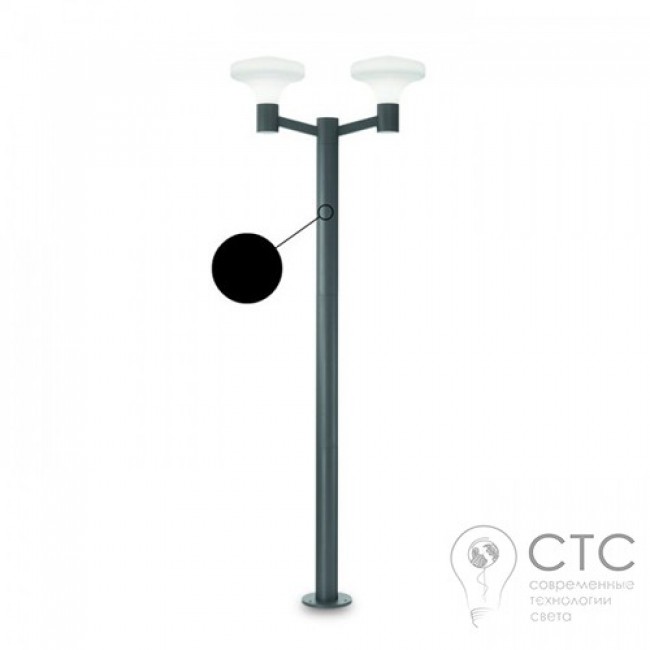 Фонарный столб Ideal Lux Sound PT2 Nero (146881) 