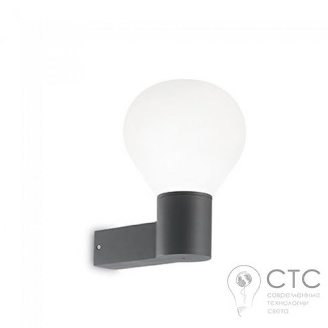 Уличное бра Ideal Lux Clio AP1 Antracite (146607) 
