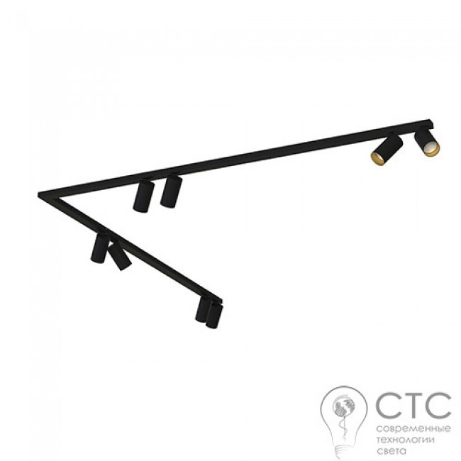 Спот Nowodvorski 7700 Mono Corner VIII 2X150 Black/Gold