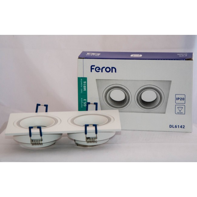 Встраиваемый светильник Feron DL6142 белый
