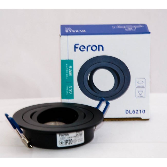 Встраиваемый светильник Feron DL6210 черный