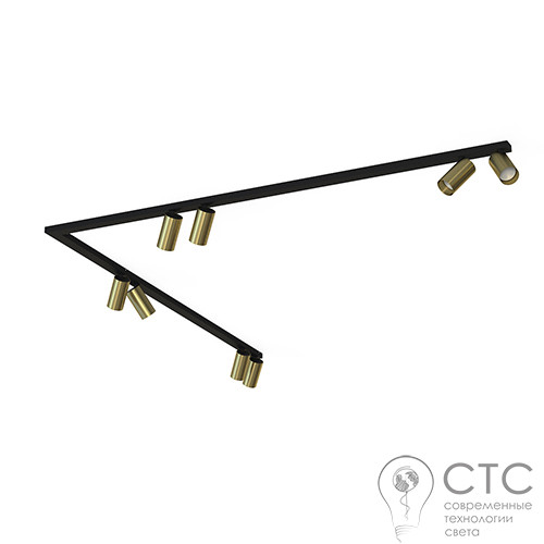 Спот Nowodvorski 7755 Mono Corner VIII 2X150 Solid Brass - фото 1