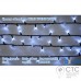 Гірлянда зовнішня Delux String 200 LED білий/чорний 20м (2х10м)