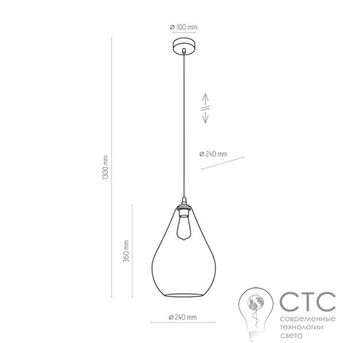 Подвесной светильник TK Lighting 2326 Baden - фото 3