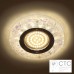 Встраиваемый светильник Feron 8585-2 с LED подсветкой серебро
