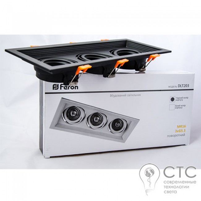 Карданный светильник Feron DLT203 черный