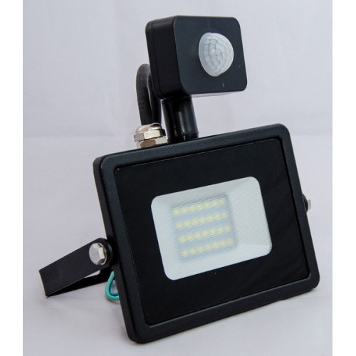 Светодиодный прожектор с датчиком движения Feron LL-904 10W - фото 1
