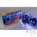 Гірлянда зовнішня Delux String 200 LED мульти/чорний 20м (2х10м)