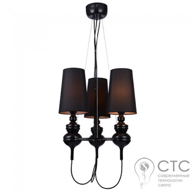 Люстра Azzardo Baroco 3 pendant (AD-7121S-3BK)