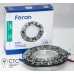 Встраиваемый светильник Feron CD831 с LED подсветкой серебро-черный