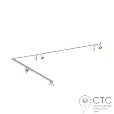 Спот Nowodvorski 7697 Mono Corner VIII 2X200 White/Gold