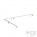 Спот Nowodvorski 7697 Mono Corner VIII 2X200 White/Gold