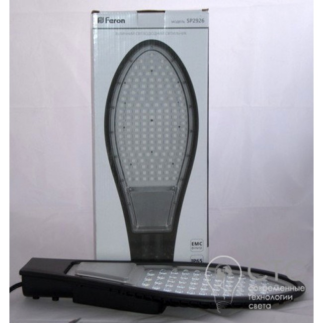 Вуличний світлодіодний світильник Feron SP2926 50W з ЕМС