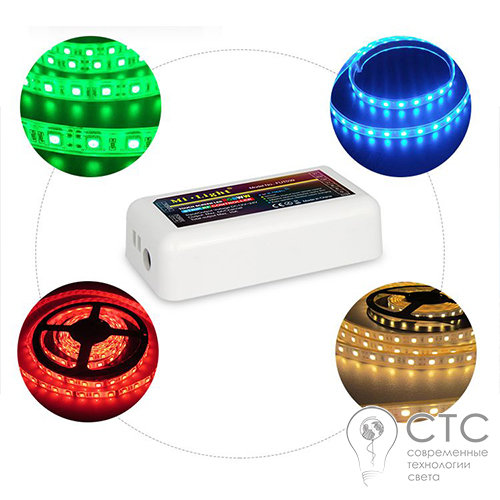 Радио контроллер для лед лент MiLight ML039-RGB+CCT 2.4 GHz - фото 2