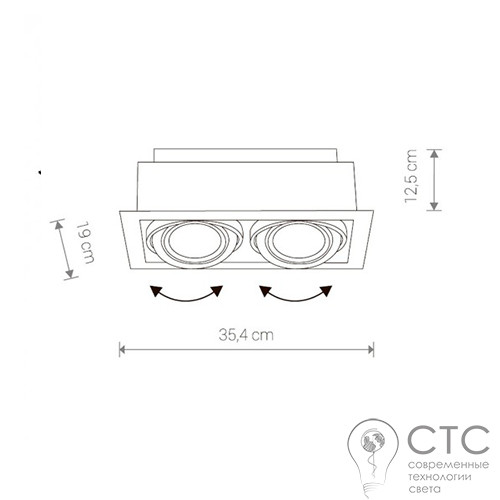 Точковий світильник Nowodvorski 9572 Downlight - фото 2