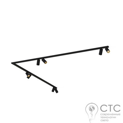 Спот Nowodvorski 7702 Mono Corner VIII 2X200 Black/Gold