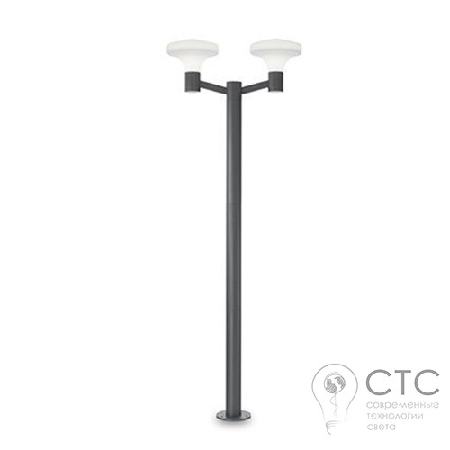 Фонарный столб Ideal Lux Sound PT2 Antracite (146874)  - фото 1