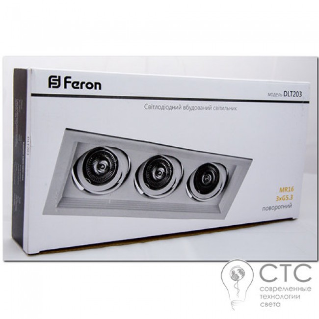 Карданный светильник Feron DLT203 белый