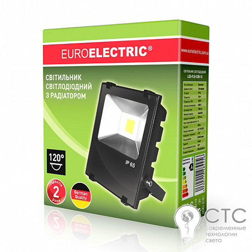 Світлодіодний прожектор EUROLAMP Modern 10W з радіатором - фото 2