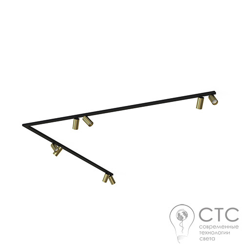Спот Nowodvorski 7757 Mono Corner VIII 2X200 Solid Brass - фото 1