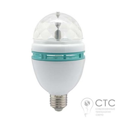 Светодиодная лампа Feron LB-800 3W E27 disco lamp