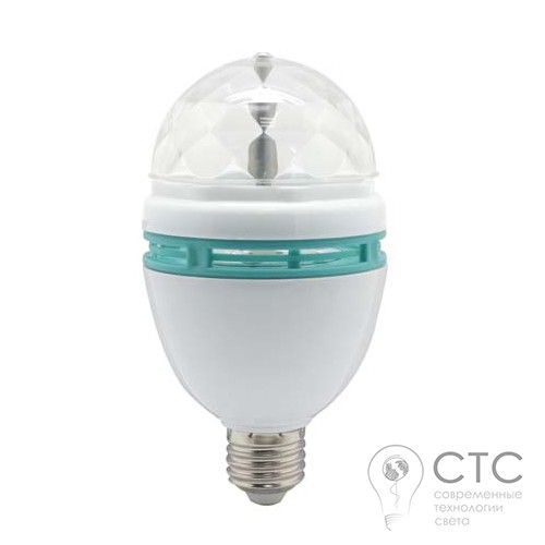 Светодиодная лампа Feron LB-800 3W E27 disco lamp - фото 1