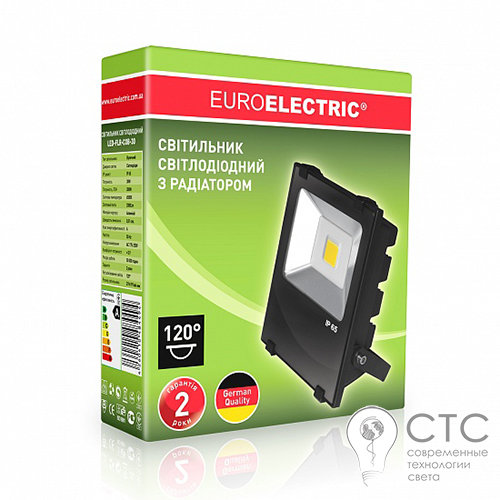 Світлодіодний прожектор EUROLAMP Modern 30W з радіатором - фото 2
