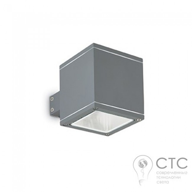 Настенный светильник Ideal Lux Snif AP1 Square Antracite (121963) 