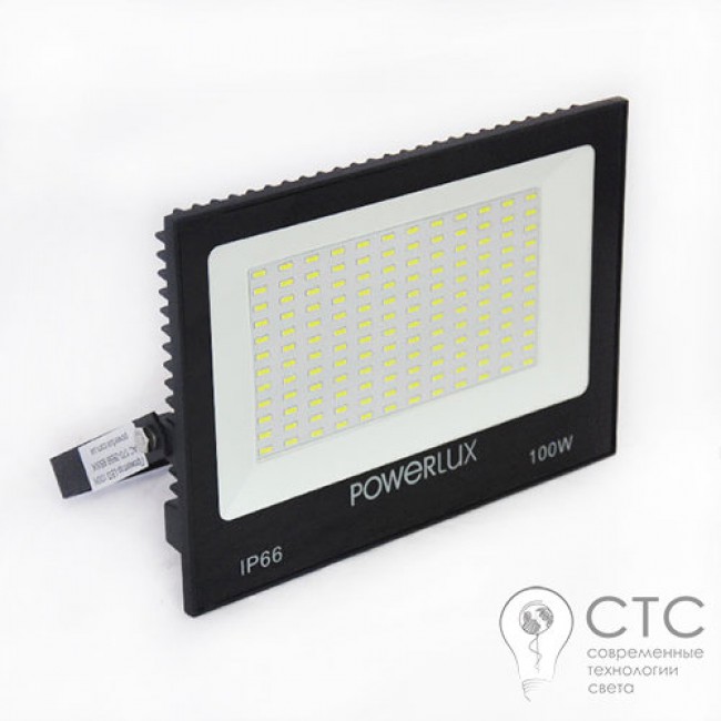 Светодиодный прожектор Powerlux 09964 BK 100W 6500K