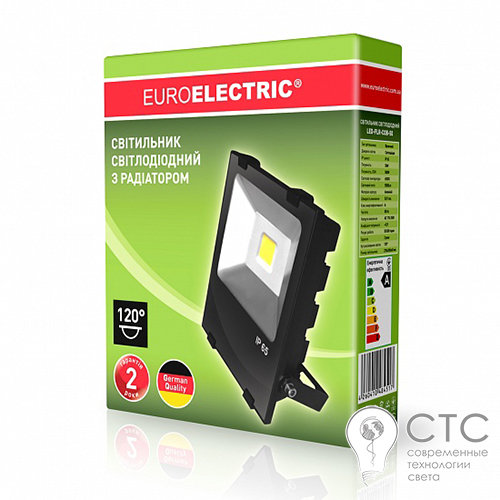Світлодіодний прожектор EUROLAMP Modern 50W з радіатором - фото 2