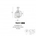 Люстра Azzardo Madrid (MD16098041-3D) LED
