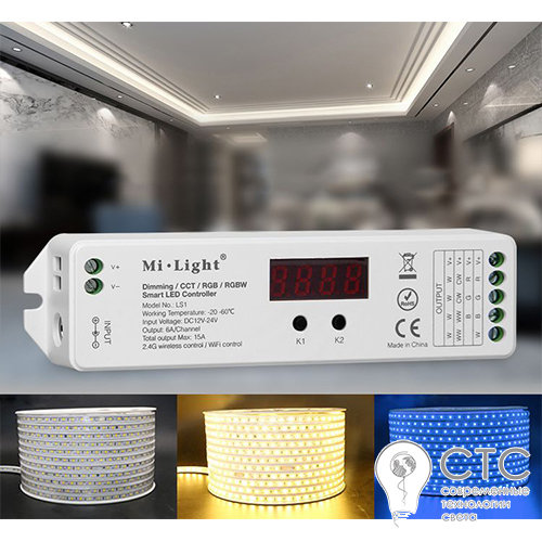 Профессиональный контроллер MiLight TK-1U RGB+CCT 2.4 GHz 4в1 - фото 2
