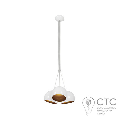 Підвісний світильник Nowodvorski 6603 Ball White-Gold - фото 1