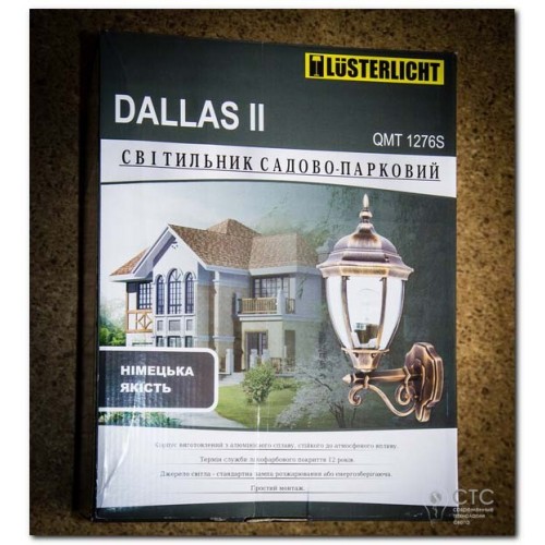 Вуличне бра Lusterlicht QMT 1276S Dallas II (6403) - фото 12